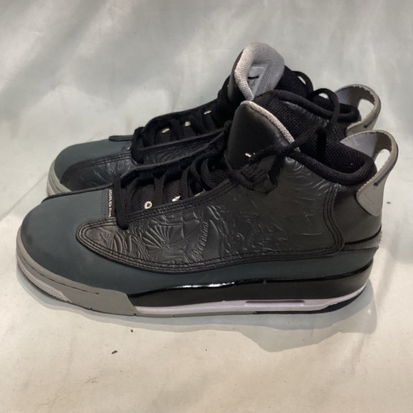 Nike Air Jordan Dub Zero Black/White-Classic Charcoal-Wolf Grey - Picture 4 of 7